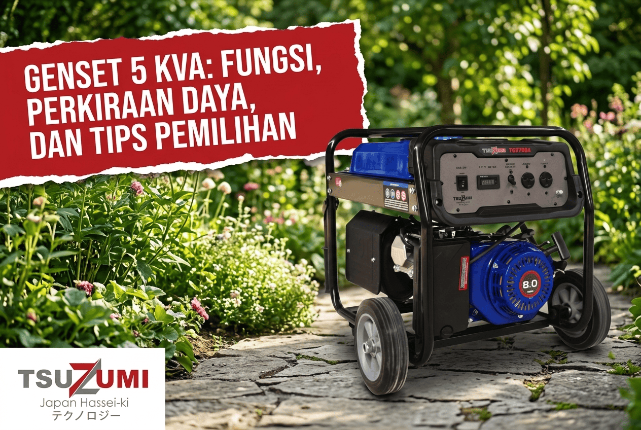 Genset 5 kVA: Fungsi, Perkiraan Daya, dan Tips Pemilihan